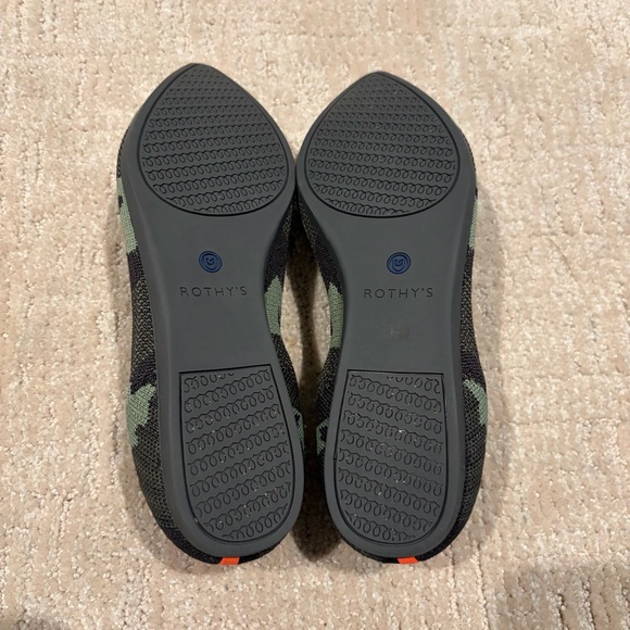 Rothy's The Point Camouflage Slip On Flats 7.5 - Picture 4 of 7